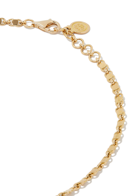 Endearment Necklace, 18k Gold & Diamond